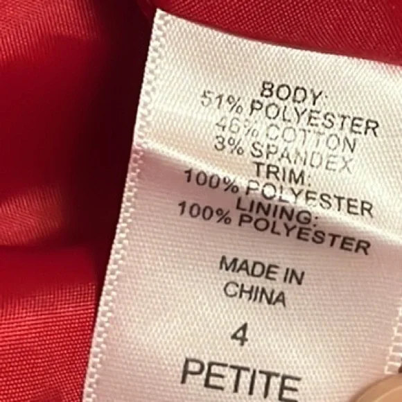 New York & Company, Stretch, Strapless, Tie Up in Back Dress, Candy AppleRed, 4P - Picture 9 of 10